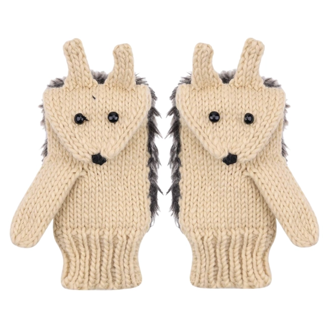 Варежки ежики