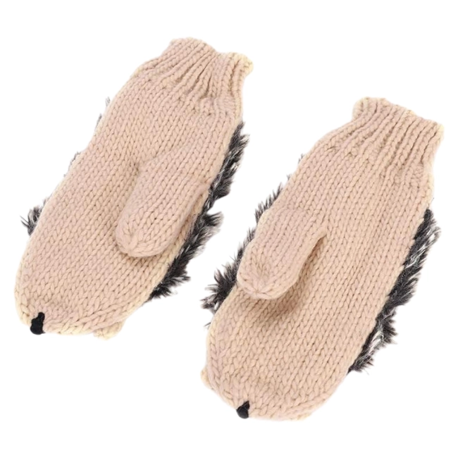 Варежки с ежиками