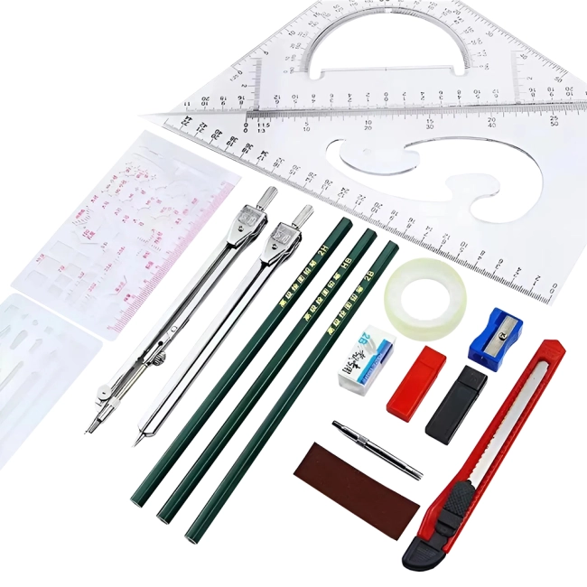 набір креслярських інструментів
