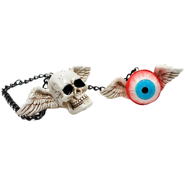 автомобільна прикраса череп з оком