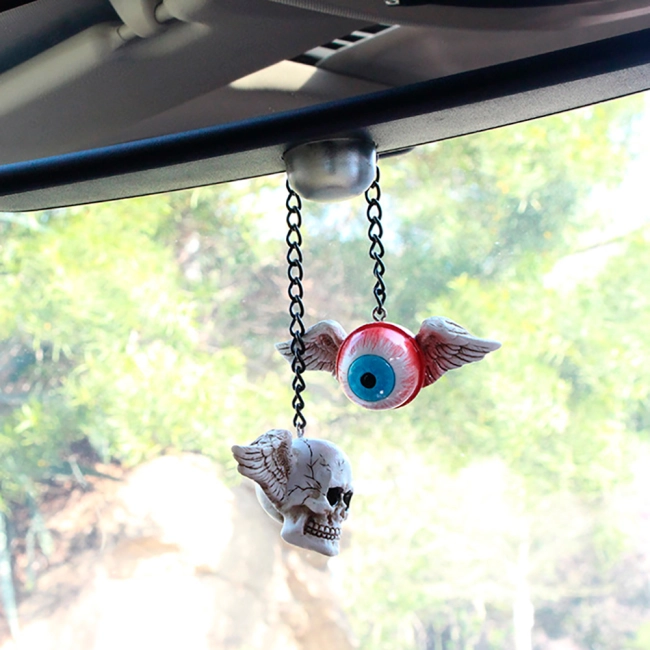 прикраса череп з оком в машину