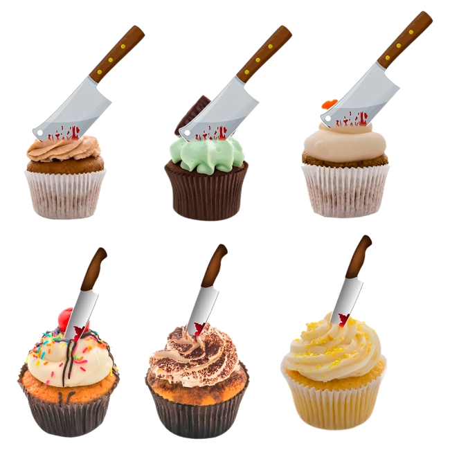 прикраси кексів для Геловіну