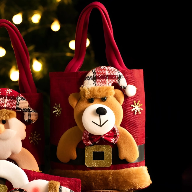 сумка для новогоднего подарка