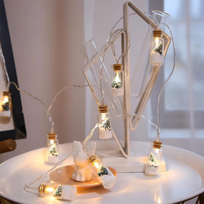 Гирлянда с бутылочками