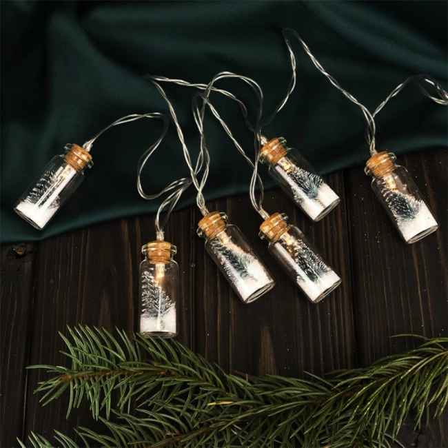 Гирлянда в виде бутылочек
