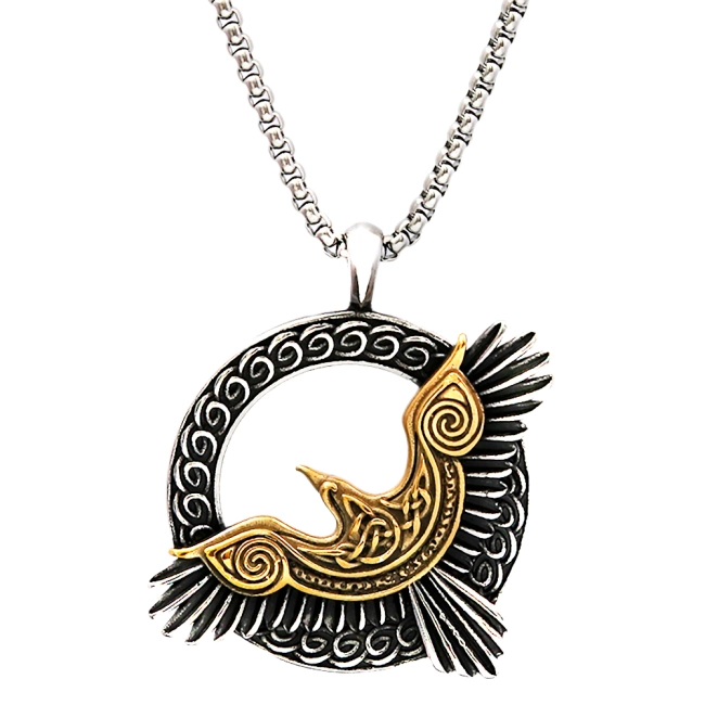 кулон с вороном