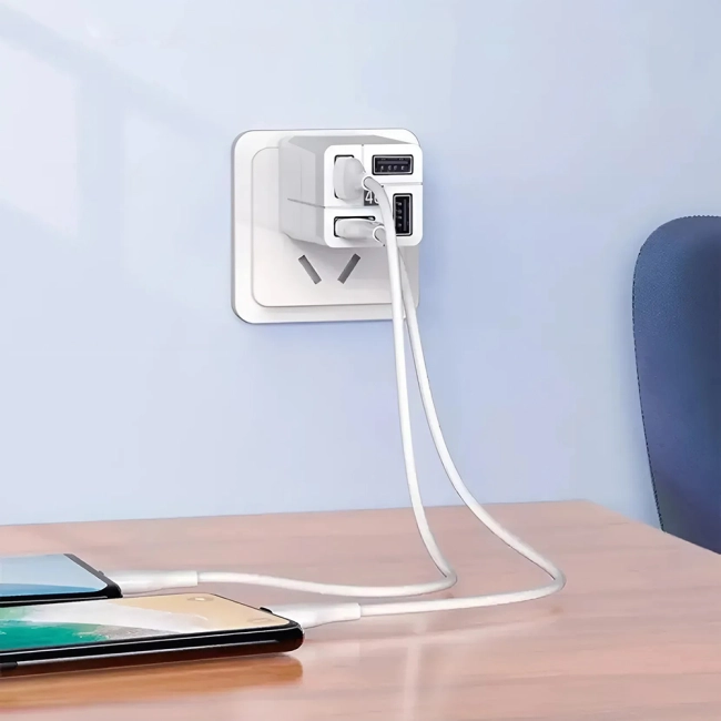 зарядный блок на 4 порта