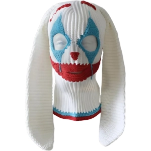 Балаклава з вухами зайчика балаклава з вухами