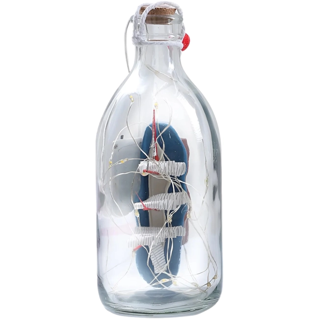статуетка корабель у пляшці