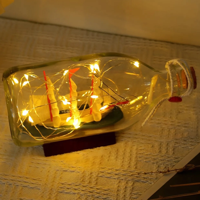 декор корабель у пляшці