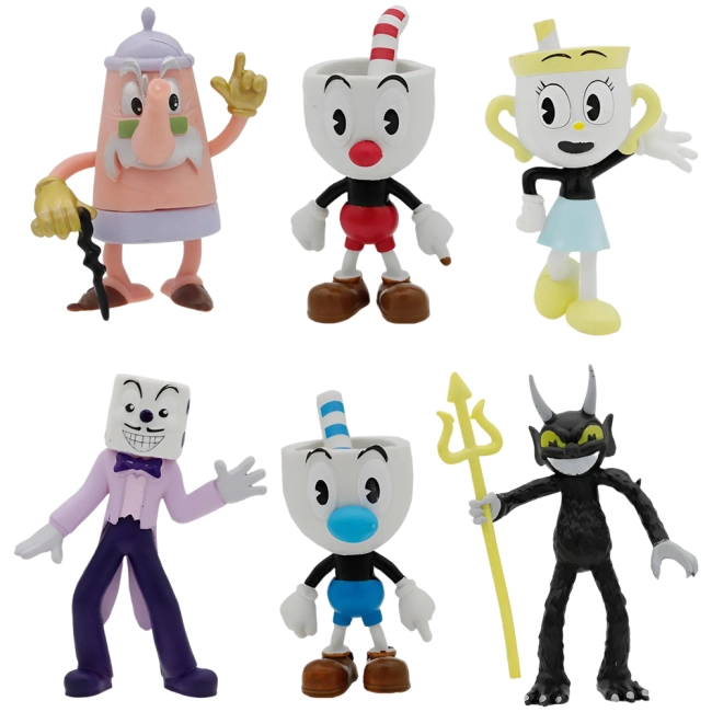 фигурки Cuphead
