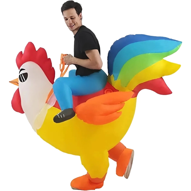 надувной костюм петуха