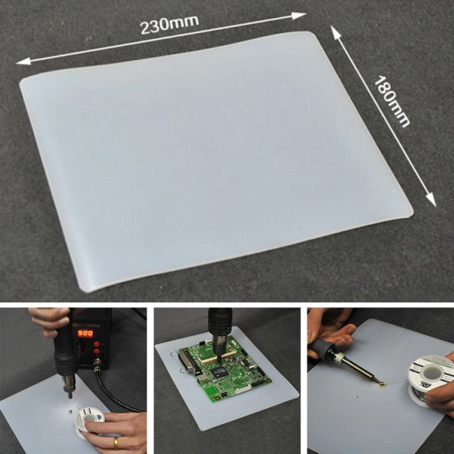 Силиконовый термостойкий защитный коврик