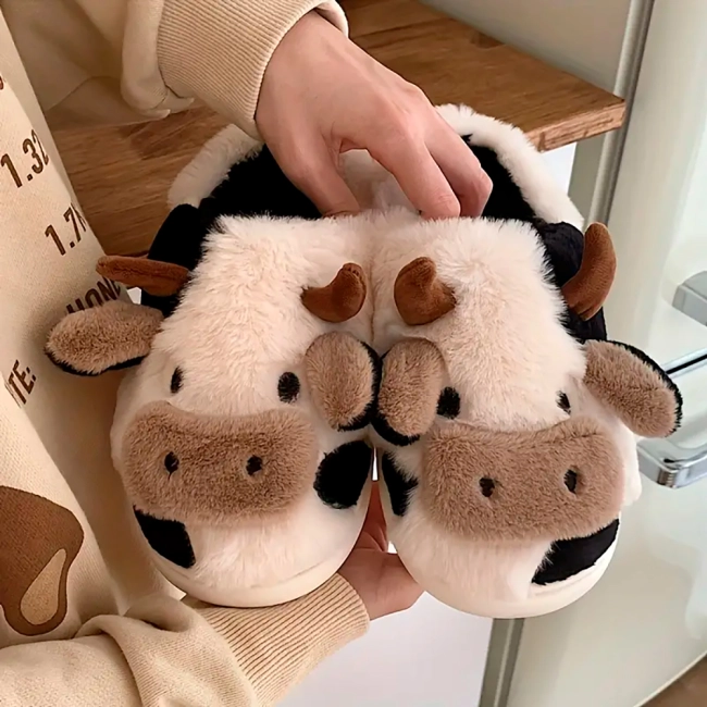 тапочки с коровами
