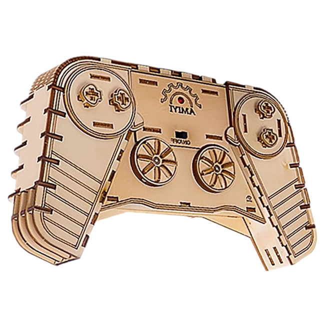 деревянная машинка на радиоуправлении