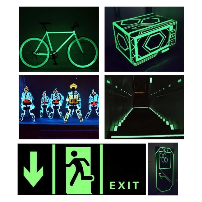 клейка стрічка яка світиться.