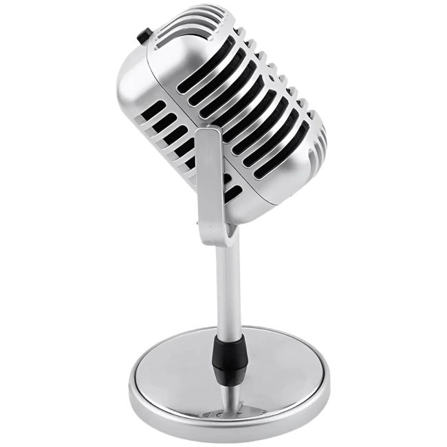 микрофон в ретро стиле