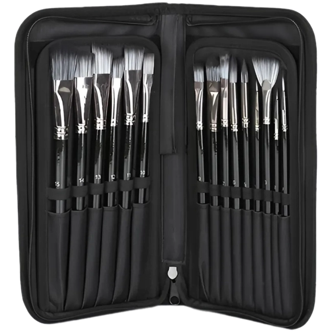 набір нейлонових пензлів