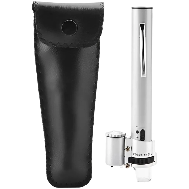 микроскоп с чехлом