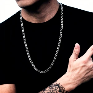 Звеньевая цепочка на шею для мужчин цепочка на шею для мужчин