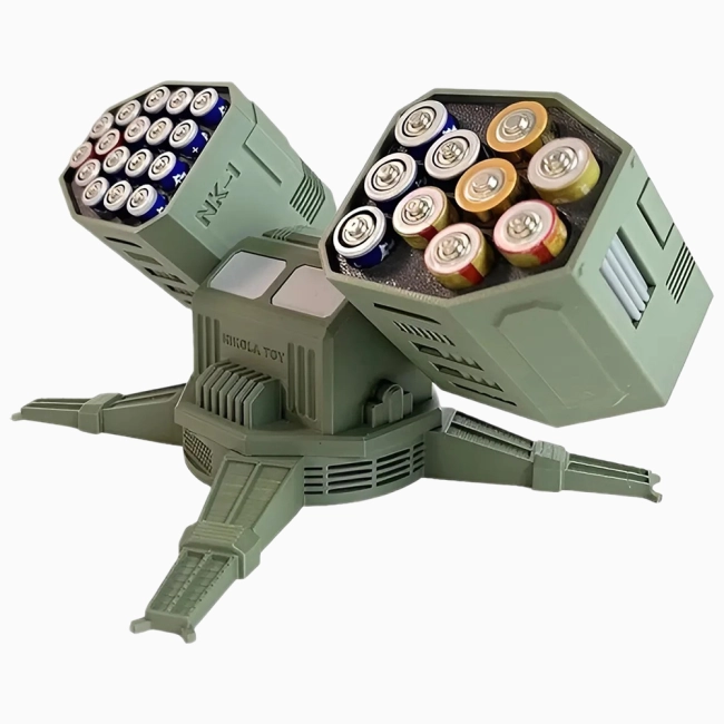 органайзер для батарейок зенітна установка