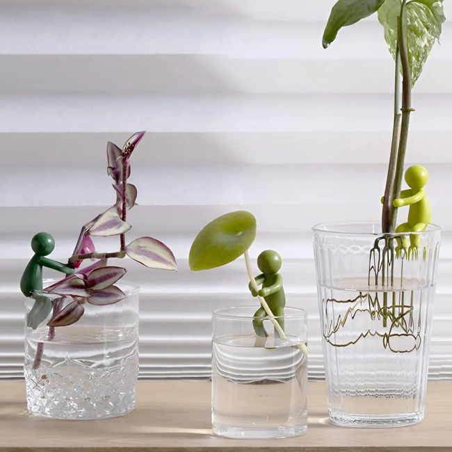 человечки держатель для растений