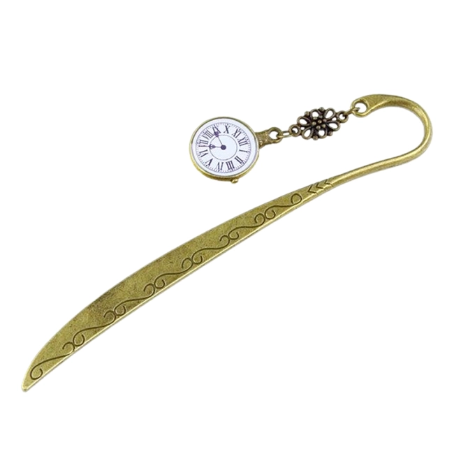 закладка для книги часы