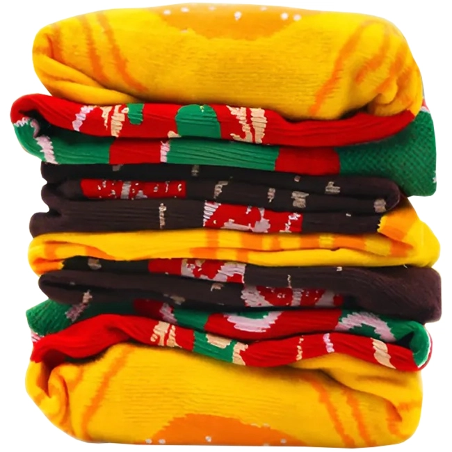 шкарпетки у вигляді бургера