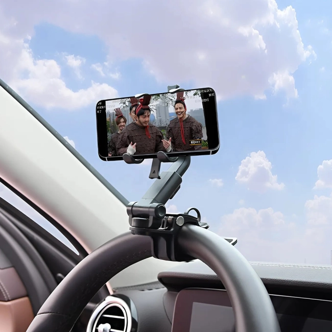 тримач для телефону в авто на прищіпці