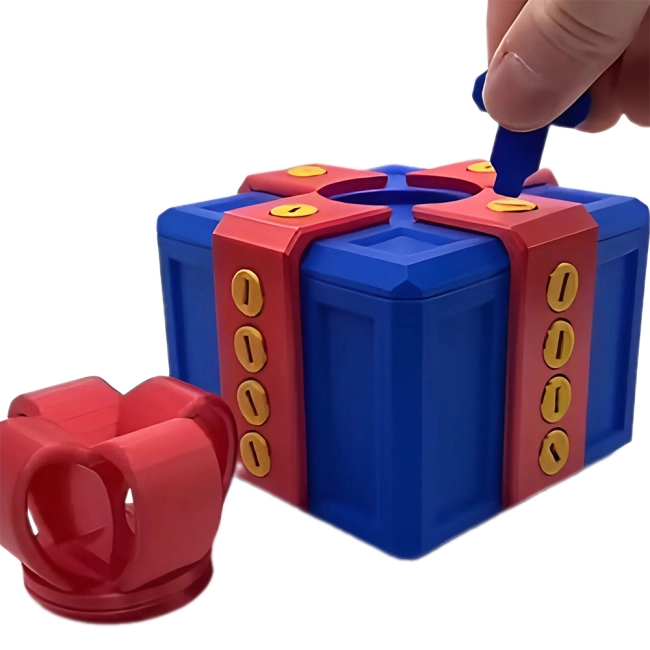 головоломка в виде подарочной коробки