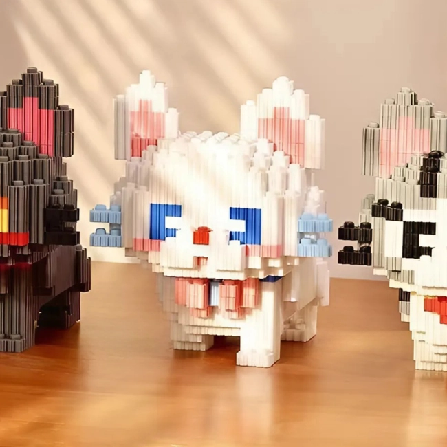 конструктор у вигляді котика