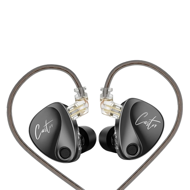 дротові навушники castor