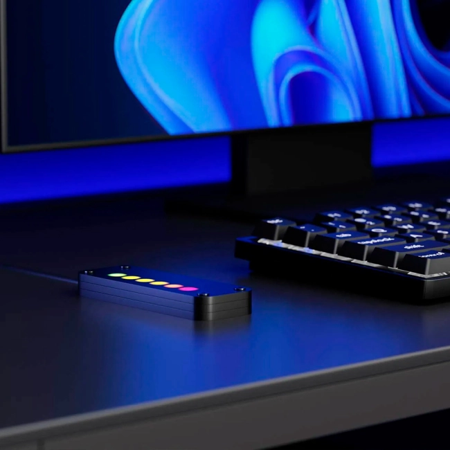 RGB кнопка ввімкнення комп'ютера