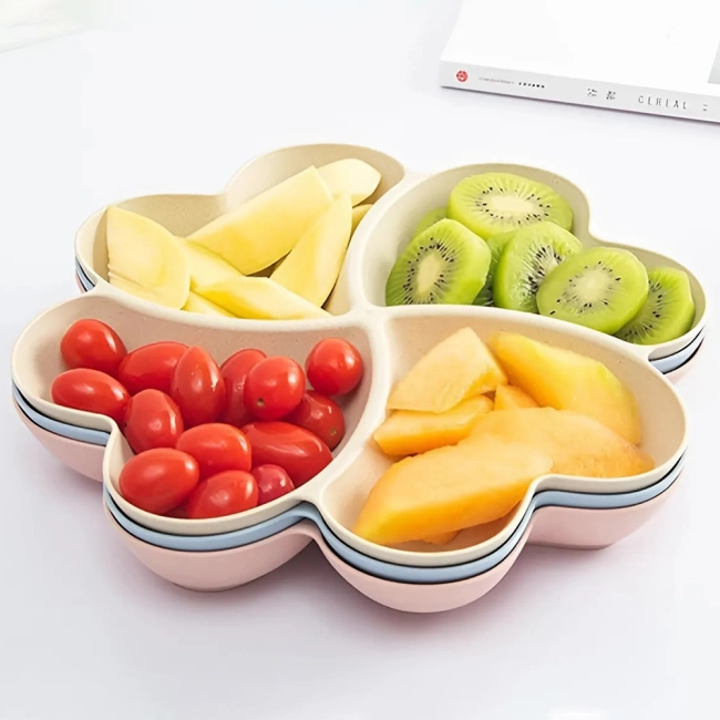 тарелка в виде клевера