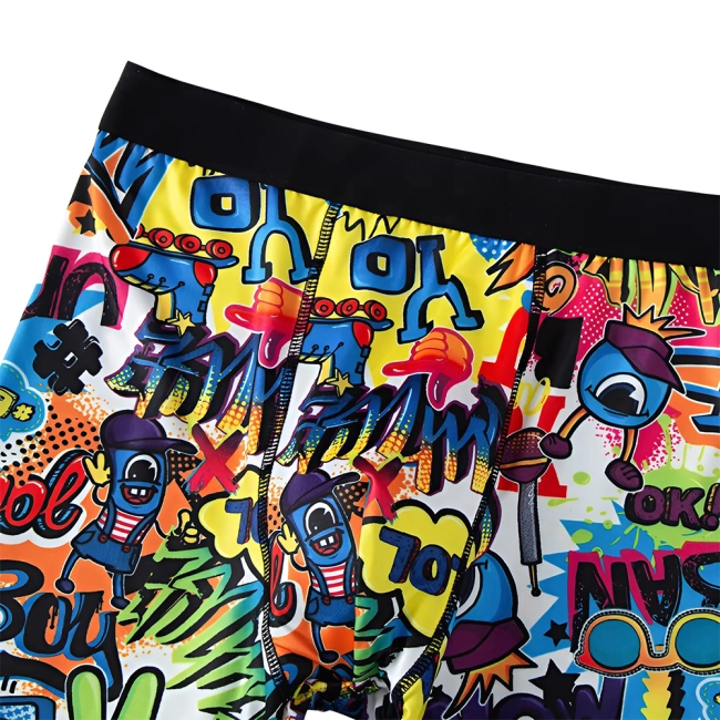 мужские трусы с принтом