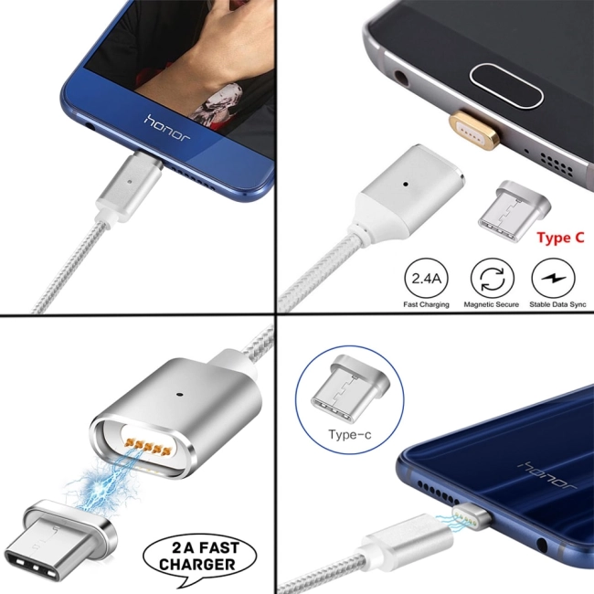 магнитный кабель для зарядки usb type c
