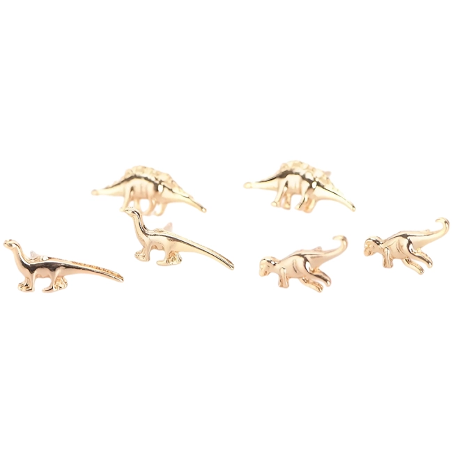 сережки динозаври