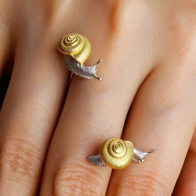 сережки у формі равликів