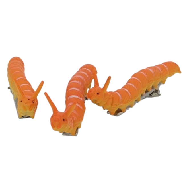 заколки-гусеницы