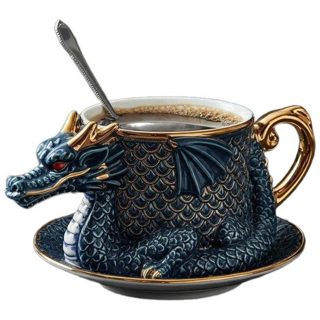 Кружка китайский дракон