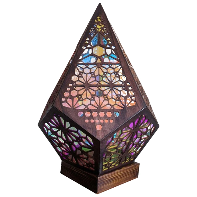 світильник з візерунками