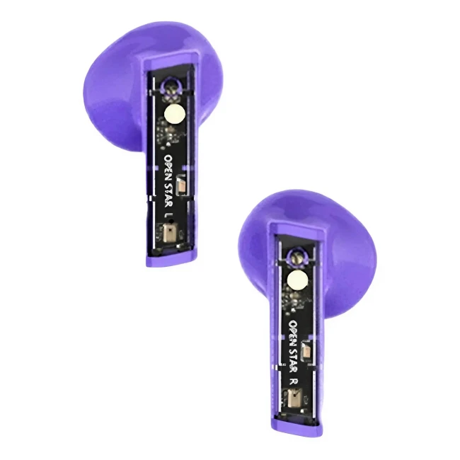 беспроводные наушники с прозрачным кейсом