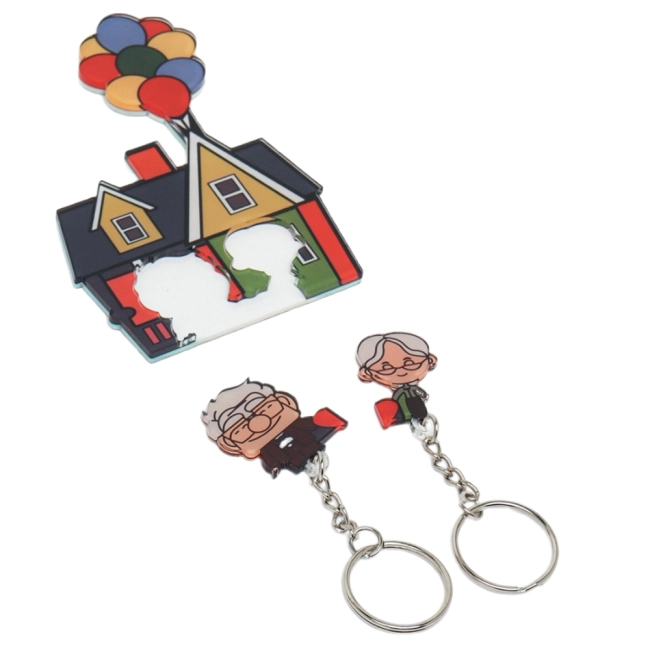 Настінна ключниця з брелоками