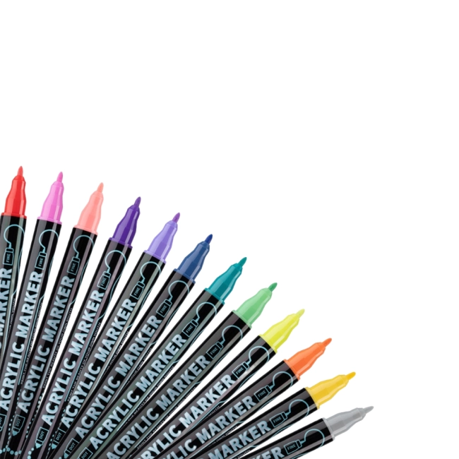 акрилові маркери в наборі
