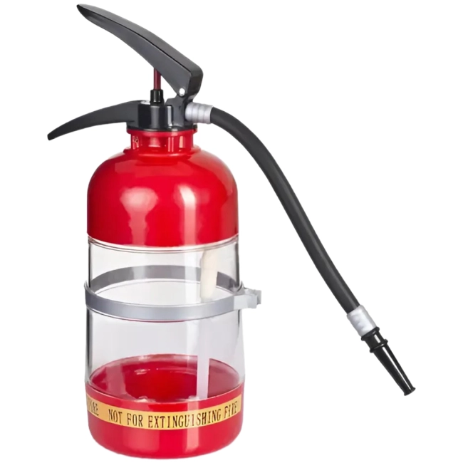 пляшка у вигляді вогнегасника