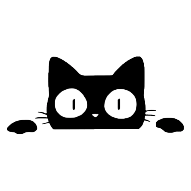 наклейка кот на авто