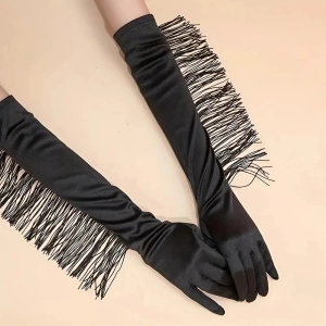 женские длинные перчатки