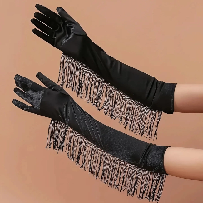 длинные перчатки для девушек