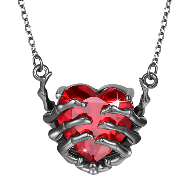 кулон з серцем на ланцюжку