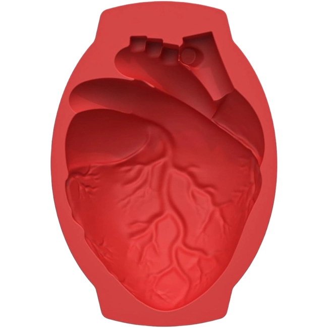 силиконовая форма в виде сердца